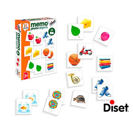 Juego Diset Didactico Memo Photo Objetcs
