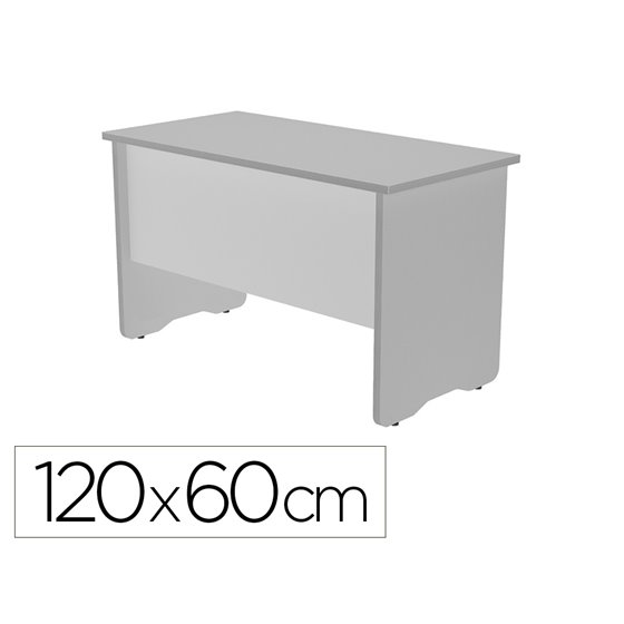 Mesa De Oficina Rocada Work 2000Ab02 Aluminio/Gris 120X60 Cm