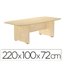 Mesa De Reunion Rocada Meeting 3003Aa01 Estructura Madera Haya Tablero Madera Haya 220X100X72 Cm