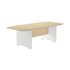 Mesa De Reunion Rocada Meeting 3003Aw04 Estructura Madera Blanco Tablero Madera Blanco 220X100X72 Cm