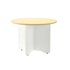 Mesa De Reunion Rocada Meeting 3006Aw04 Estructura Madera Blanco En Aspas Tablero Madera Haya 120 Cm