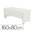 Mesa Oficina Rocada Serie Work 160X80 Cm Acabado Aw04 Blanco/Blanco