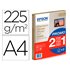 Papel Fotografico Epson Premiun Glossy Photo Satinado Din A4 Promo 2 X 15 Hojas 225 Gr