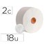 Papel Higienico Dahi Jumbo 2 Capas Celulosa Blanca 140 Mt Mandril 45 Mm Pack De 18 Rollos