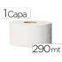 Papel Higienico Tork Minijumbo 1 Capa 290 Mt Para Dispensador T2
