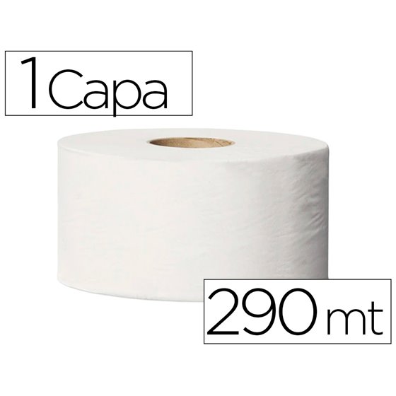 Papel Higienico Tork Minijumbo 1 Capa 290 Mt Para Dispensador T2