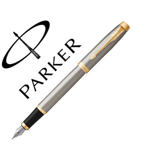 Pluma Parker Im Metal Cepillado Gt
