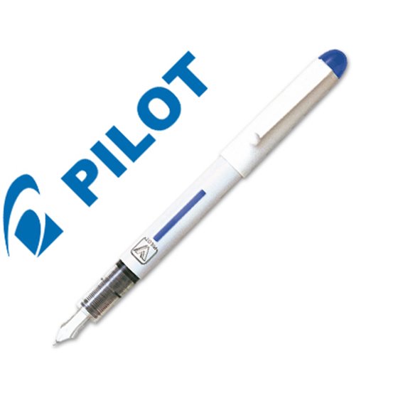 Pluma Pilot V Pen Blanco Desechable Azul Svpn-4Wl