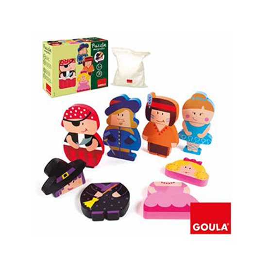 Puzle Goula Infantil Personajes Magneticos