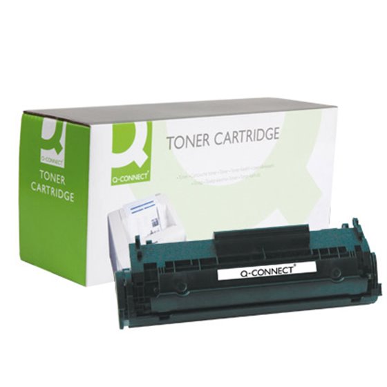 Toner Q-Connect Compatible Hp-1010 Q2612Xl/Q2612A -3.000 Pag- Negro