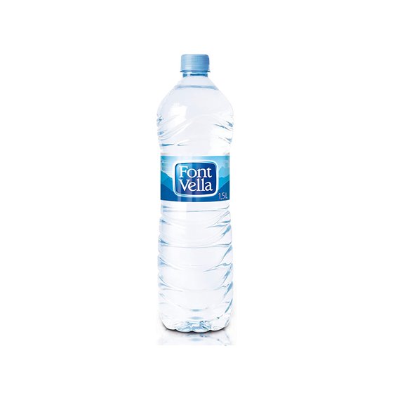 Agua Mineral Natural Font Vella Botella Sant Hilari 1,5 L