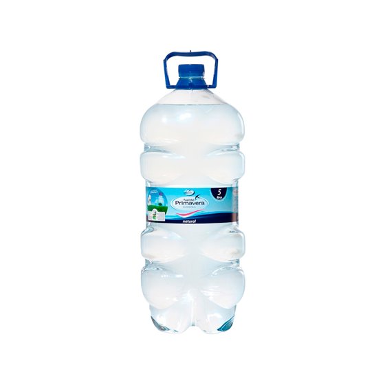 Agua Mineral Natural Fuente Primavera Garrafa De 5 L