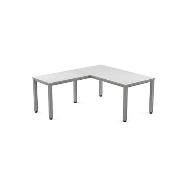 Ala Para Mesa Rocada Serie Executive 60X 100 Cm Derecha O Izquierda Acabado Ad02 Aluminio/ Gris