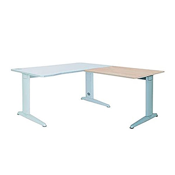 Ala Para Mesa Rocada Serie Metal 60X 100 Cm Derecha O Izquierda Acabado Ac02 Aluminio/ Gris