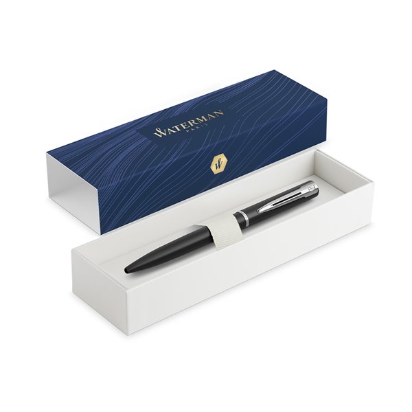 Boligrafo Waterman Allure Laca Negra En Estuche De Regalo