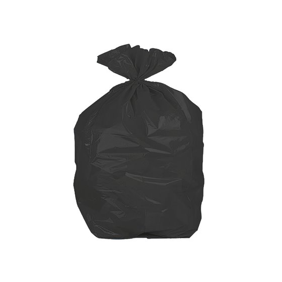 Bolsa Basura Domestica Negra 54X60 Galga 100 Rollo De 25 Unidades