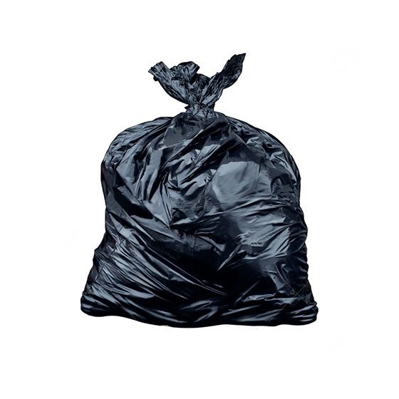Bolsa Basura Industrial Biznaga Negra 85X105Cm Galga 120 Rollo De 10 Unidades