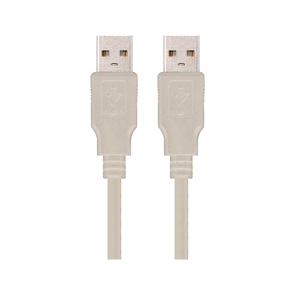 Cable Usb Nanocable 2.0 Tipo A/M-A/M Color Gris Longitud 1 M