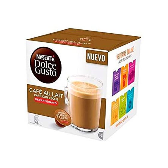 Cafe Dolce Gusto Cafe Con Leche Descafeinado Monodosis Caja De 16 Unidades