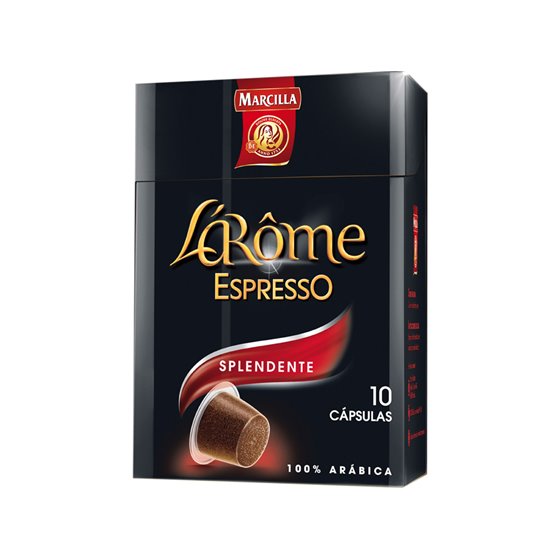 Cafe Marcilla L Arome Espresso Splendente Fuerza 7 Caja De 10Unidades Compatible Con Nespresso