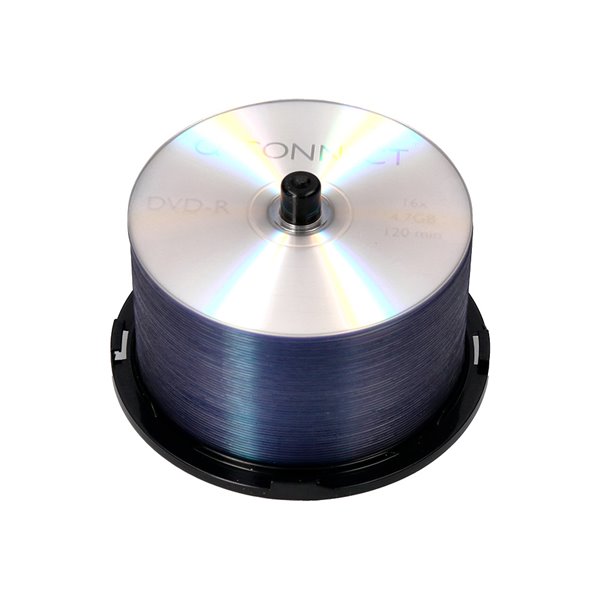 Dvd-R Q-Connect Capacidad 4,7Gb Duracion 120Min Velocidad 16X Bote De 50 Unidades