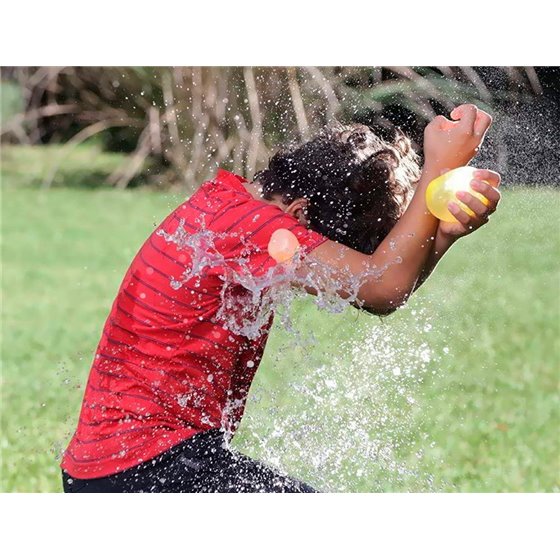 Globo 100% Latex Biodegradable De Agua Bolsa De 100 Unidades Colores Surtidos