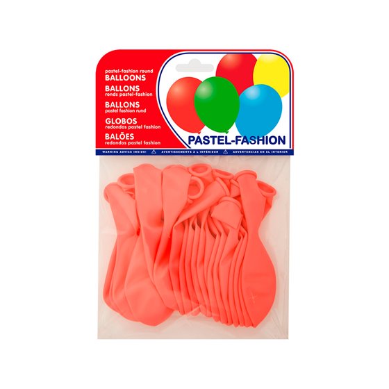 Globo 100% Latex Biodegradable Pastel Rosa Bolsa De 20 Unidades