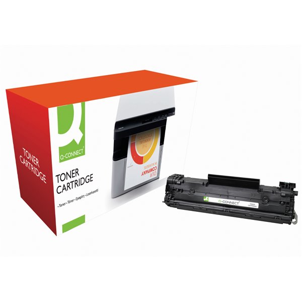 Toner Q-Connect Compatible Hp Ce278A Laserjet /P1566 /P1606Dn/M 1536Dnf/Mpf -2100 Pag- Negro