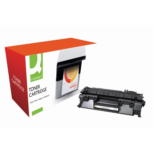Toner Q-Connect Compatible Hp Ce505A Laserjet Negro P2035/2055/2055D/2055Dn/P2055X-3.000Pag- .