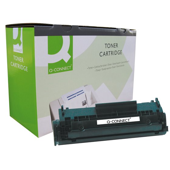 Toner Q-Connect Compatible Hp-1010 Q2612Xl/Q2612A -3.000 Pag- Negro