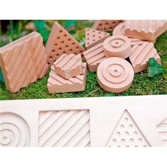 Juego Didactico Andreutoys Formas Geosensoriales Madera 12 Piezas