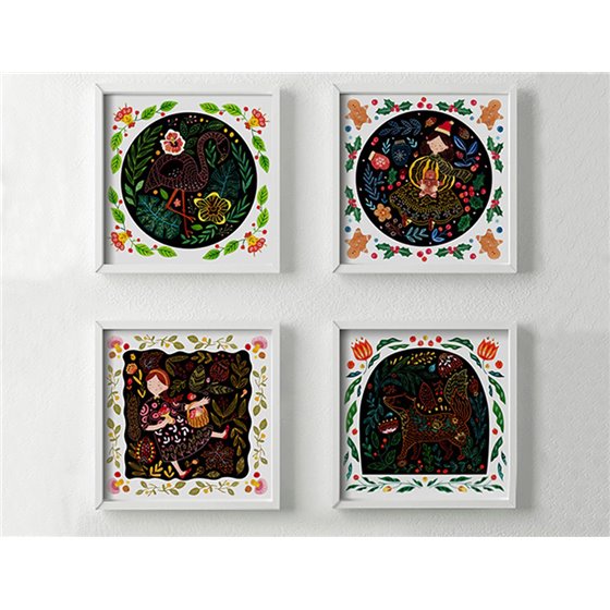 Juego Didactico Mideer Scratch Art Card Boy