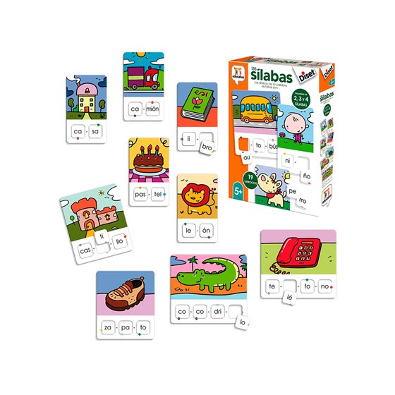 Juego Diset Didactico Las Silabas