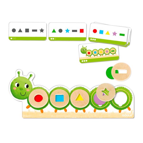 Juego Goula Didactico La Oruga Oli Formas Y Colores