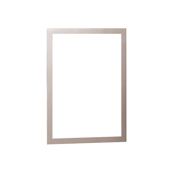 Marco Porta Anuncios Durable Magnetico Din A4 Dorso Adhesivo Removible Color Plata Pack De 2 Unidades