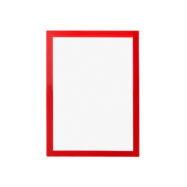 Marco Porta Anuncios Liderpapel Magnetico Din A4 Dorso Adhesivo Removible Color Rojo