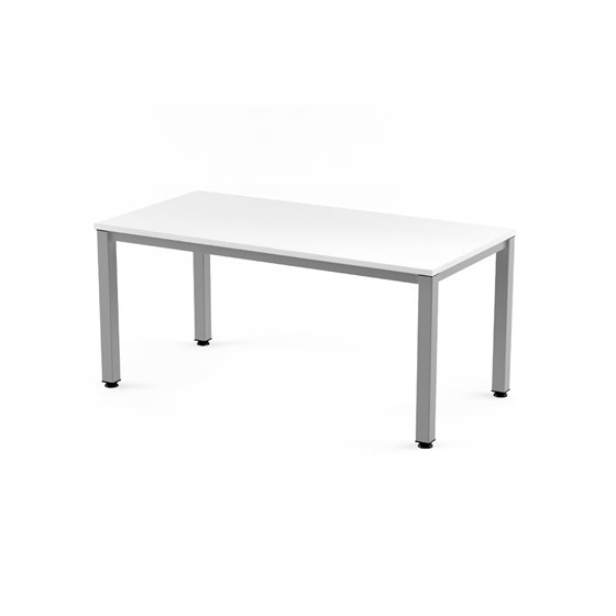Mesa De Oficina Rocada Executive 2001Ad04 Aluminio/Blanco 140X80 Cm