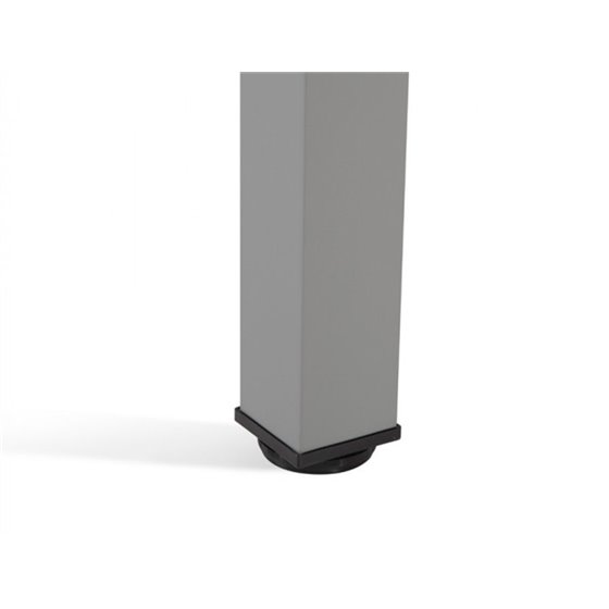 Mesa De Oficina Rocada Executive 2001Ad04 Aluminio/Blanco 140X80 Cm