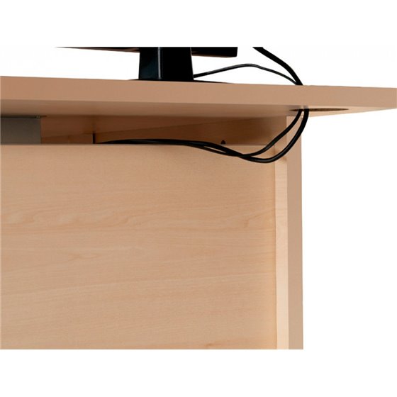 Mesa De Oficina Rocada Work 2000Ab02 Aluminio/Gris 120X60 Cm