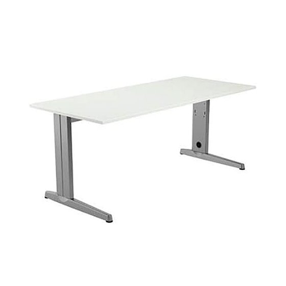 Mesa De Reunion Rocada Meeting 3003Ab01 Estructura Madera Gris Aluminio Tablero Madera Haya 220X100X72 Cm