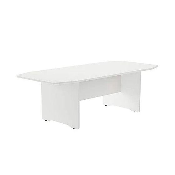 Mesa De Reunion Rocada Meeting 3003Aw04 Estructura Madera Blanco Tablero Madera Blanco 220X100X72 Cm