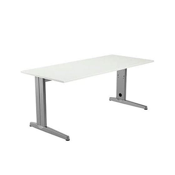 Mesa De Reunion Rocada Meeting 3005Ab01 Estructura Madera Gris En Aspas Tablero Haya 100 Cm Diametro