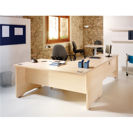 Mesa Oficina Rocada Serie Work 120X60 Acabado Aa01 Haya/Haya