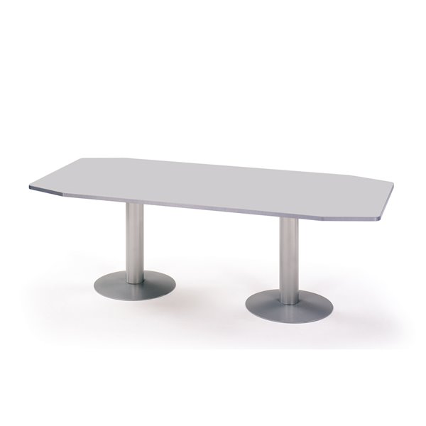 Mesa Reunion Meeting 3003At02 Estructura Aluminio Tablero Gris 220X100X72Cm