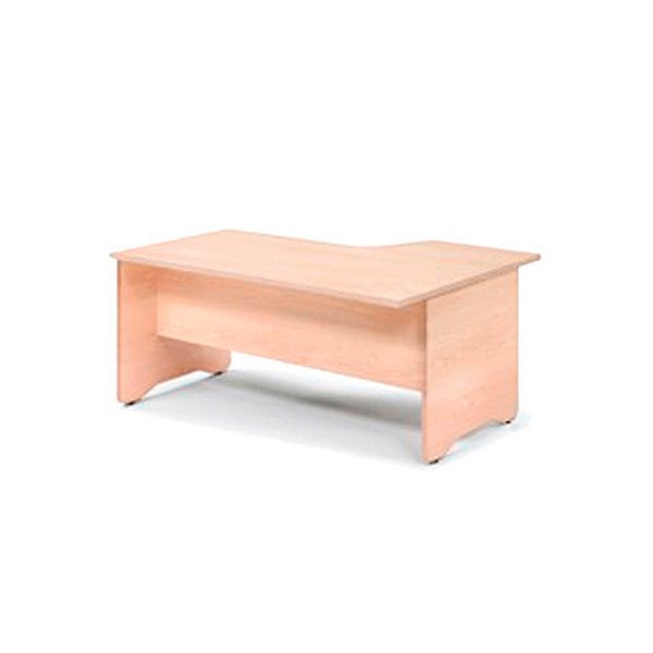 Mesa Rocada Serie Work 160X120 Cm Derecha Acabado Aa01 Haya/Haya