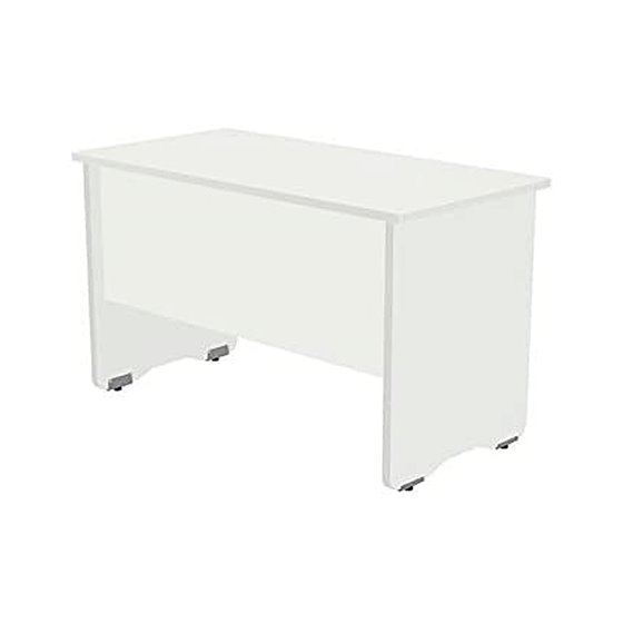 Mesa Rocada Serie Work 160X120 Cm Izquierda Acabado Aw04 Blanco/Blanco