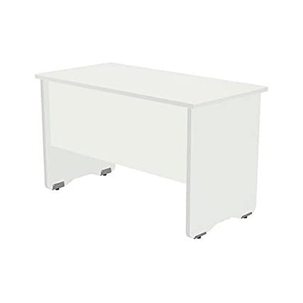 Mesa Rocada Serie Work 180X120 Cm Izquierda Acabado Aw04 Blanco/Blanco