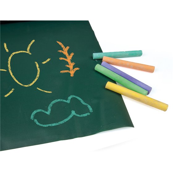 Pizarra Liderpapel Para Tiza Adhesiva Rollo 45X200 Cm Color Negro O Verde