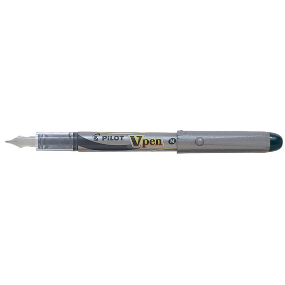 Pluma Pilot V Pen Silver Desechable Negro Svp-4Wb