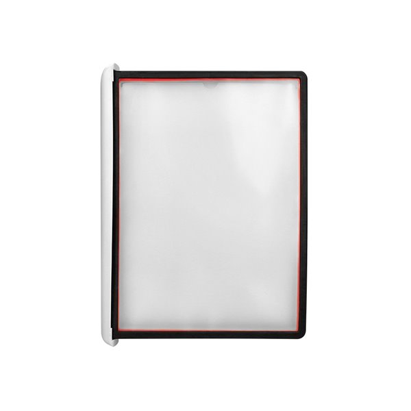 Portacatalogo De Pared Plastico Liderpapel Con 10 Fundas Din A4 Colores Surtidos